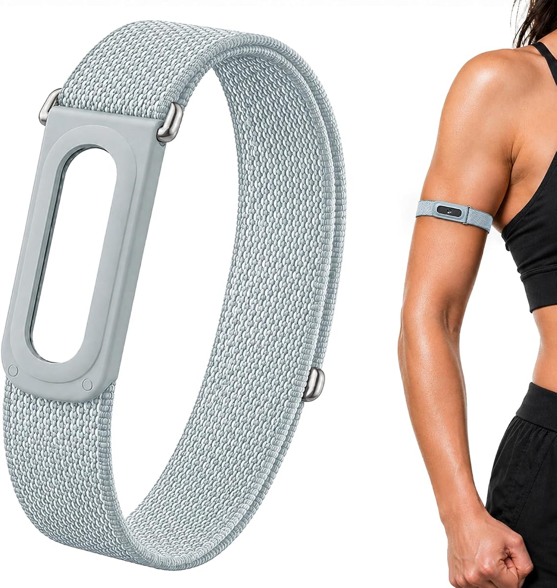 Nylon Bicep Band Compatible with Google Fitbit Air, Adjustable Arm Strap