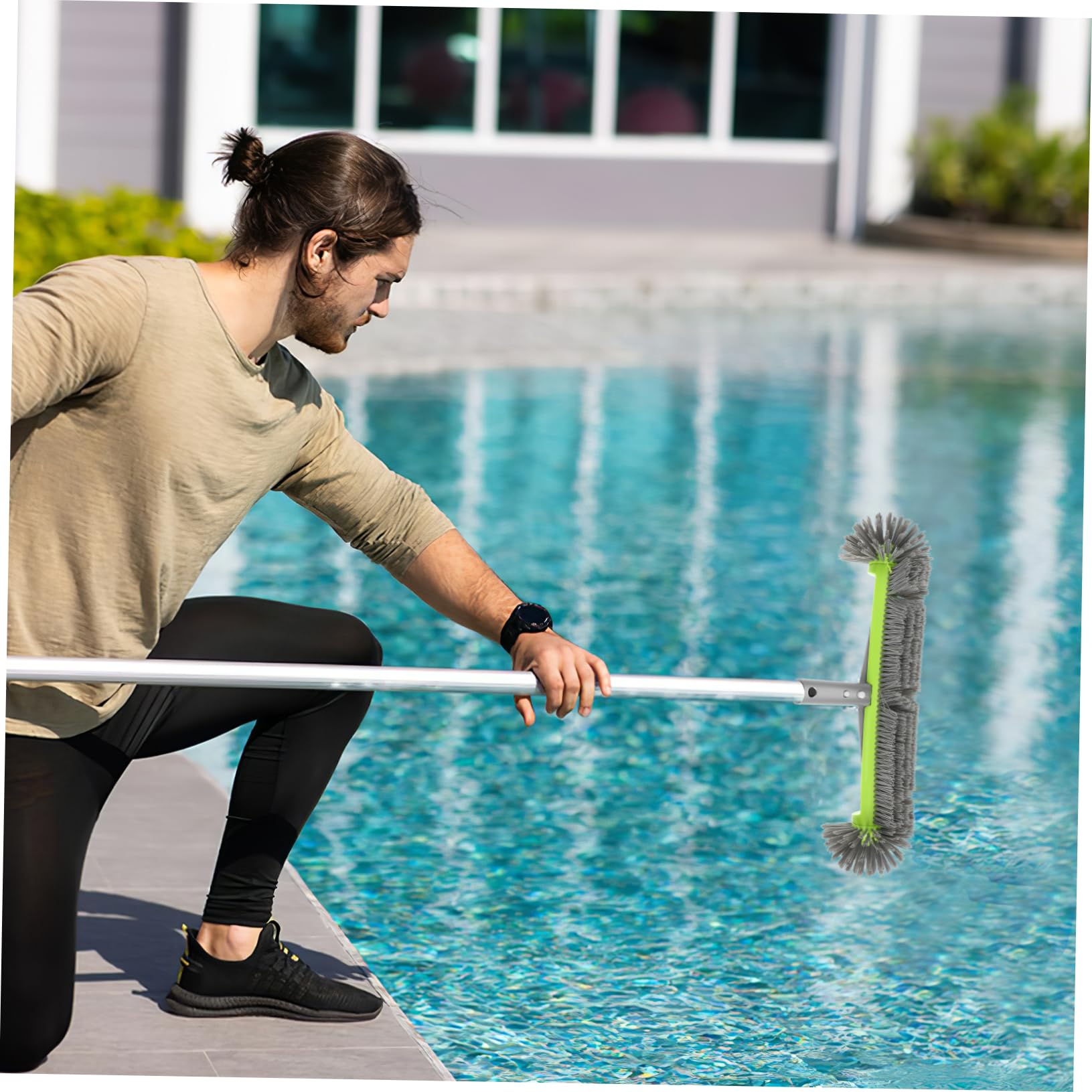 UKCOCO Tête De Brosse De Piscine Plastique pour Nettoyage De Piscine avec Brosse De Nettoyage Et Tête pour Parois
