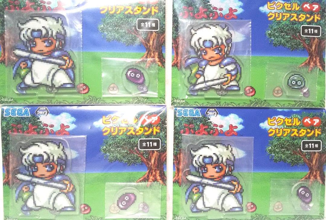 Amazon.co.jp: ぷよぷよ ピクセル ペア クリアスタンド シェゾ 4