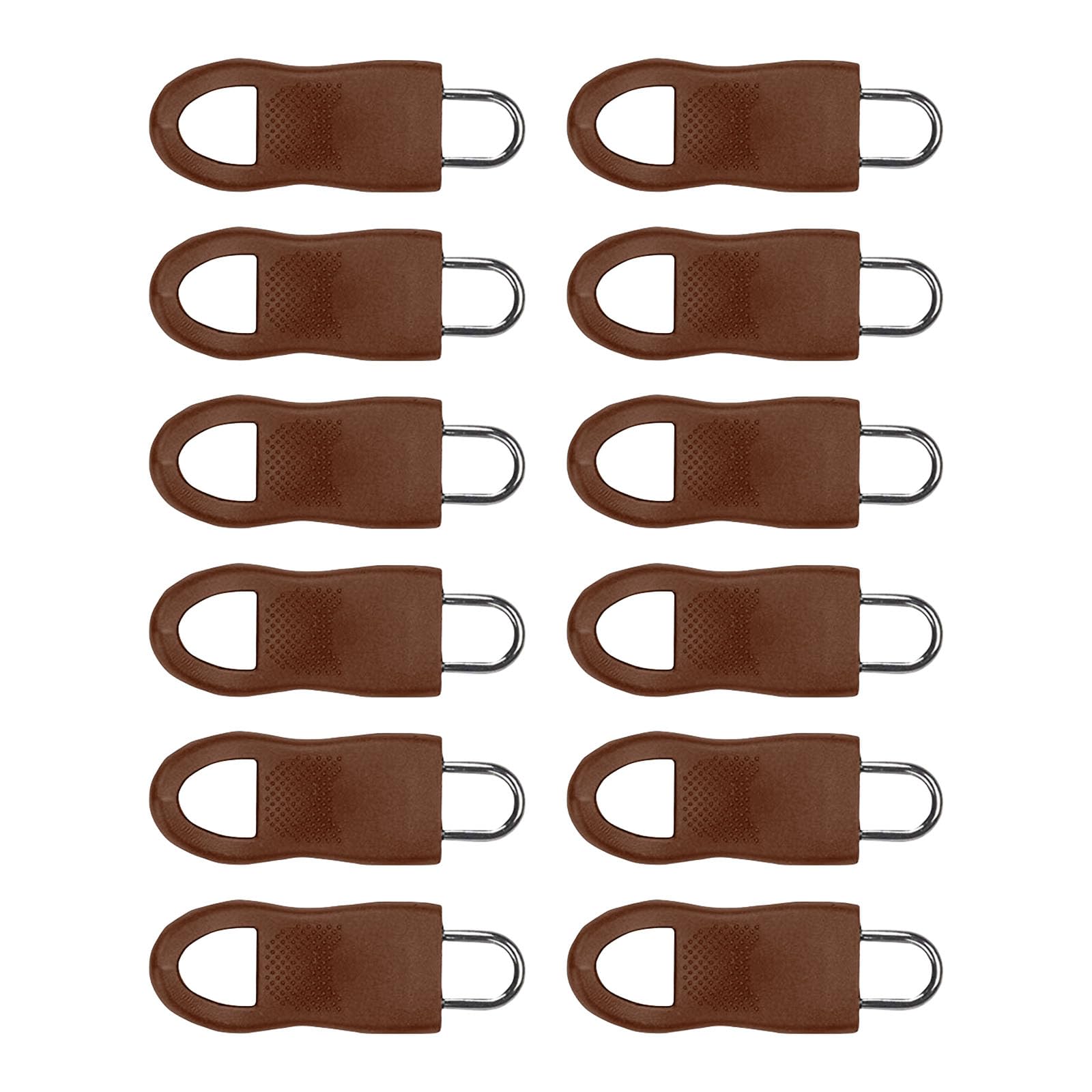 YROHGKPN Of 12 Removable Zippers Pulls Detachable Pulls Replacements Sliders Mend Fixer for Suitcase Luggage Luggage Replacement
