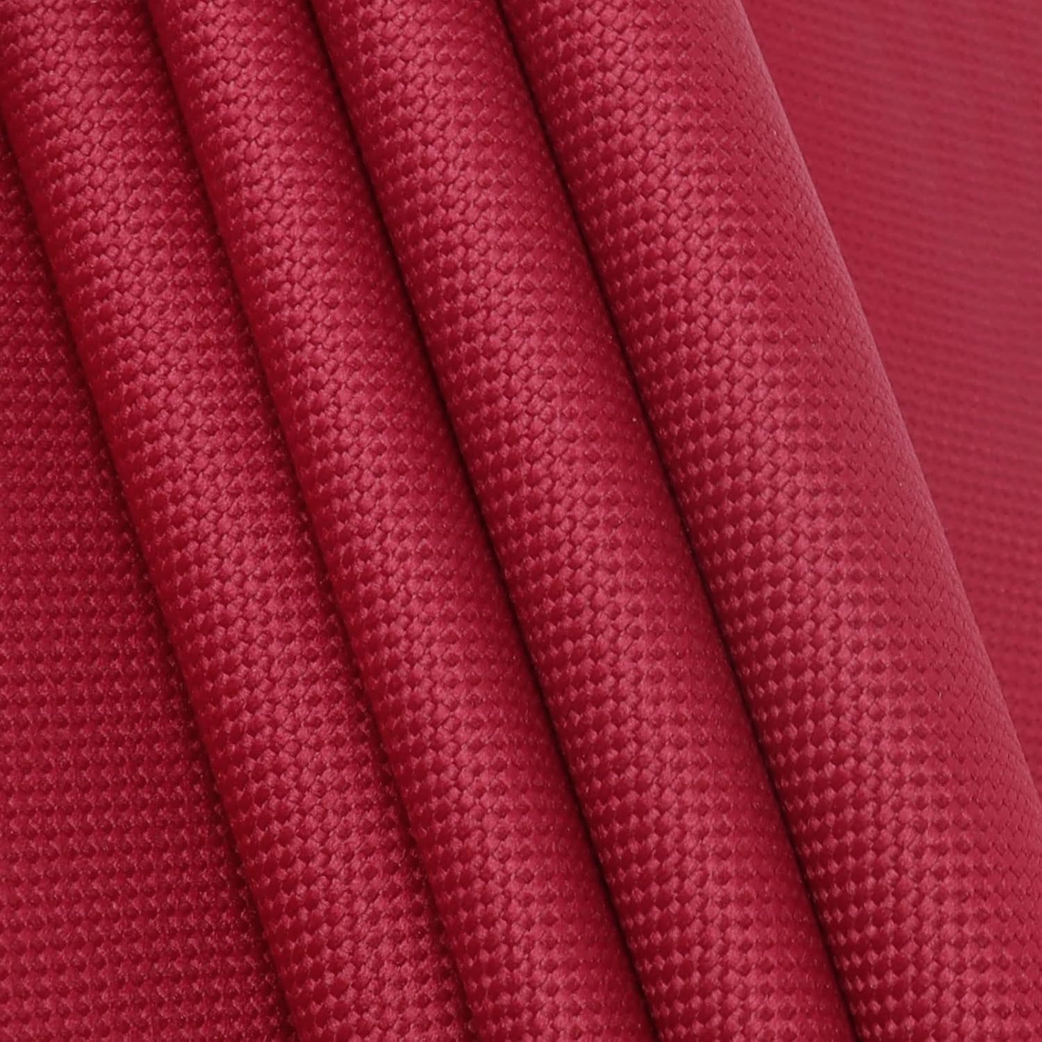 Heavy Duty 1800 Denier Waterproof Canvas Fabric for Outdoor/Indoor Project,144x60inch Thickened Canvas Cordura Fabric Apply to,Craft,DIY, Home Decor,Bags,Carport,Sunbrella, Tent,Awning (Red)