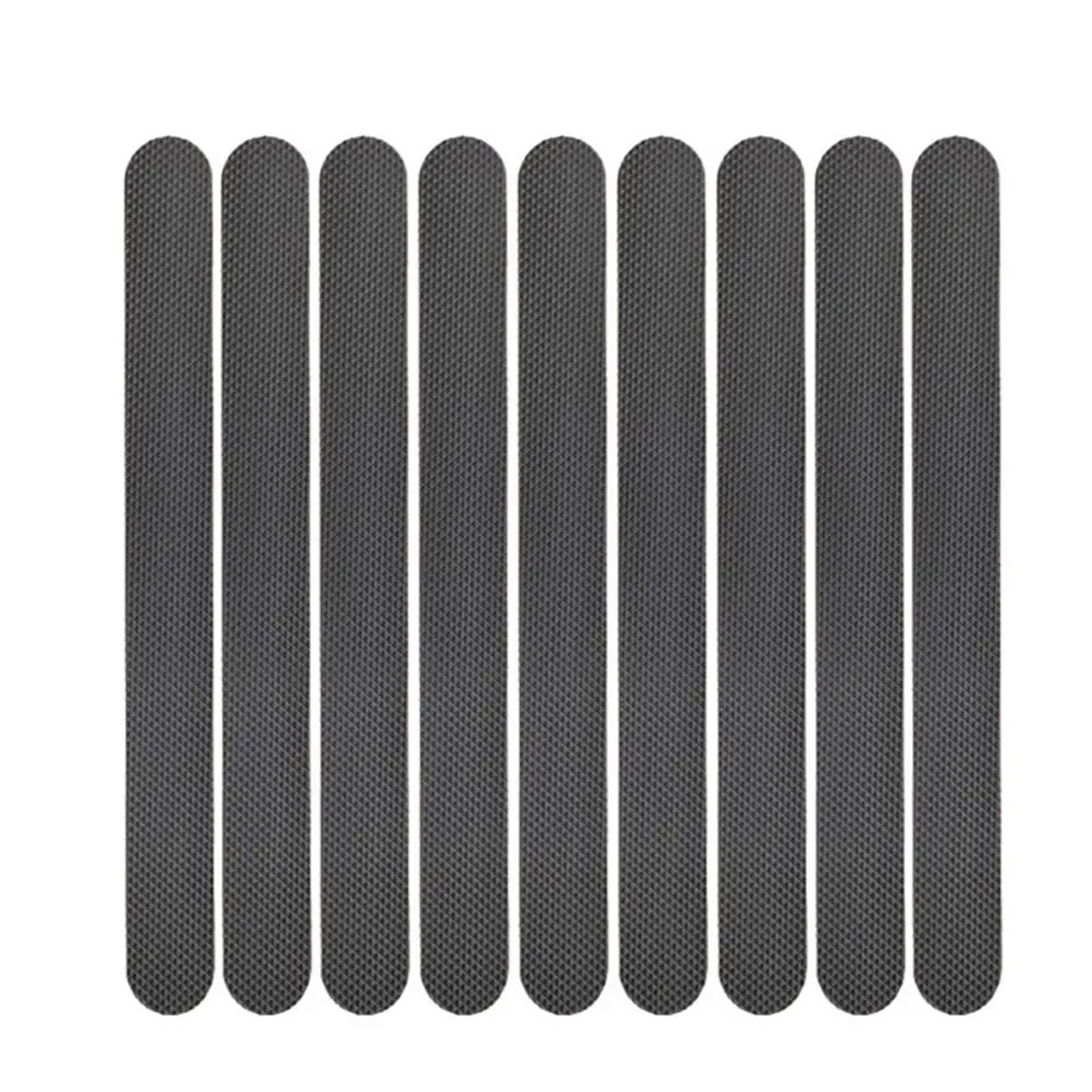 JFNKLFG Non Slip Shower Stickers 6pcs Colorful Anti Slip Strips Non Portable Shower Stickers Bathtubs Showers Stairs Floors Bath(Grey)