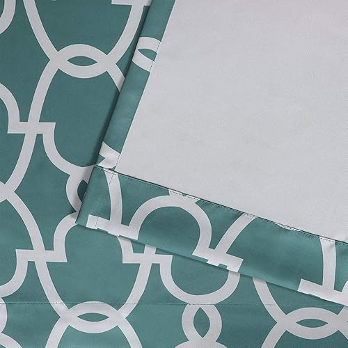 Miniatura 4 de Exclusive Home Gates panel de cortinas en par para ventana, con arandelas en la parte superior, para oscurecimiento de habitación, tejidas, de