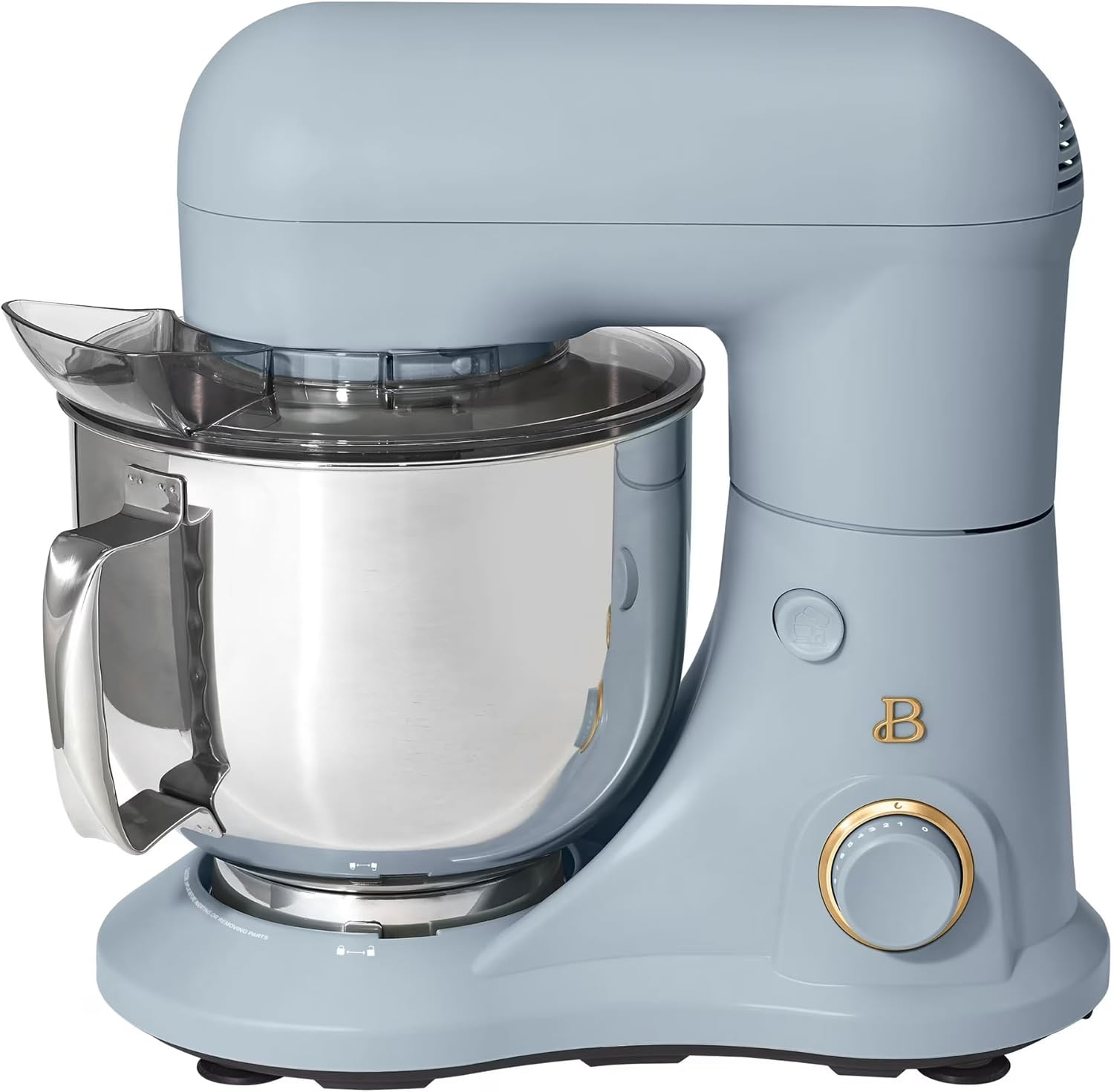5.3 Qt Stand Mixer, 300W Electric Kitchen Mixer with 12 Speeds, Tilt Head Design, Stainless Steel Bowl, Dough Hook Whisk Beater Splash Guard (Cornflower Blue)