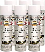 Vista 14 de Rust-Oleum 7515838 Pintura en aerosol de esmalte profesional de alto rendimiento, 14 onzas, aluminio