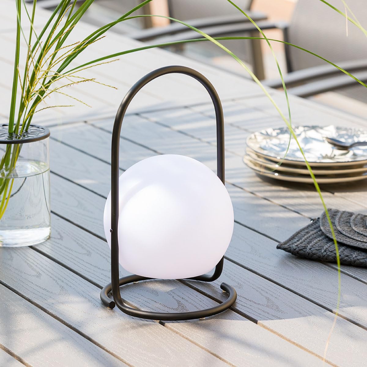 Atmosphera - Lámpara de Exterior Pia White - A.29 cm