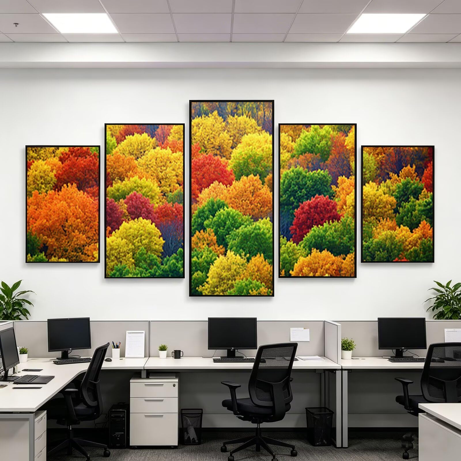 5 sztuk Diamond Painting drzewo, cyrkonie malarstwo numer dla dorosłych (trzy rozmiary), diamentowe malowanie dla dorosłych ścieg krzyżykowy zestaw rzemieślniczy do dekoracji salonu sypialnia biuro