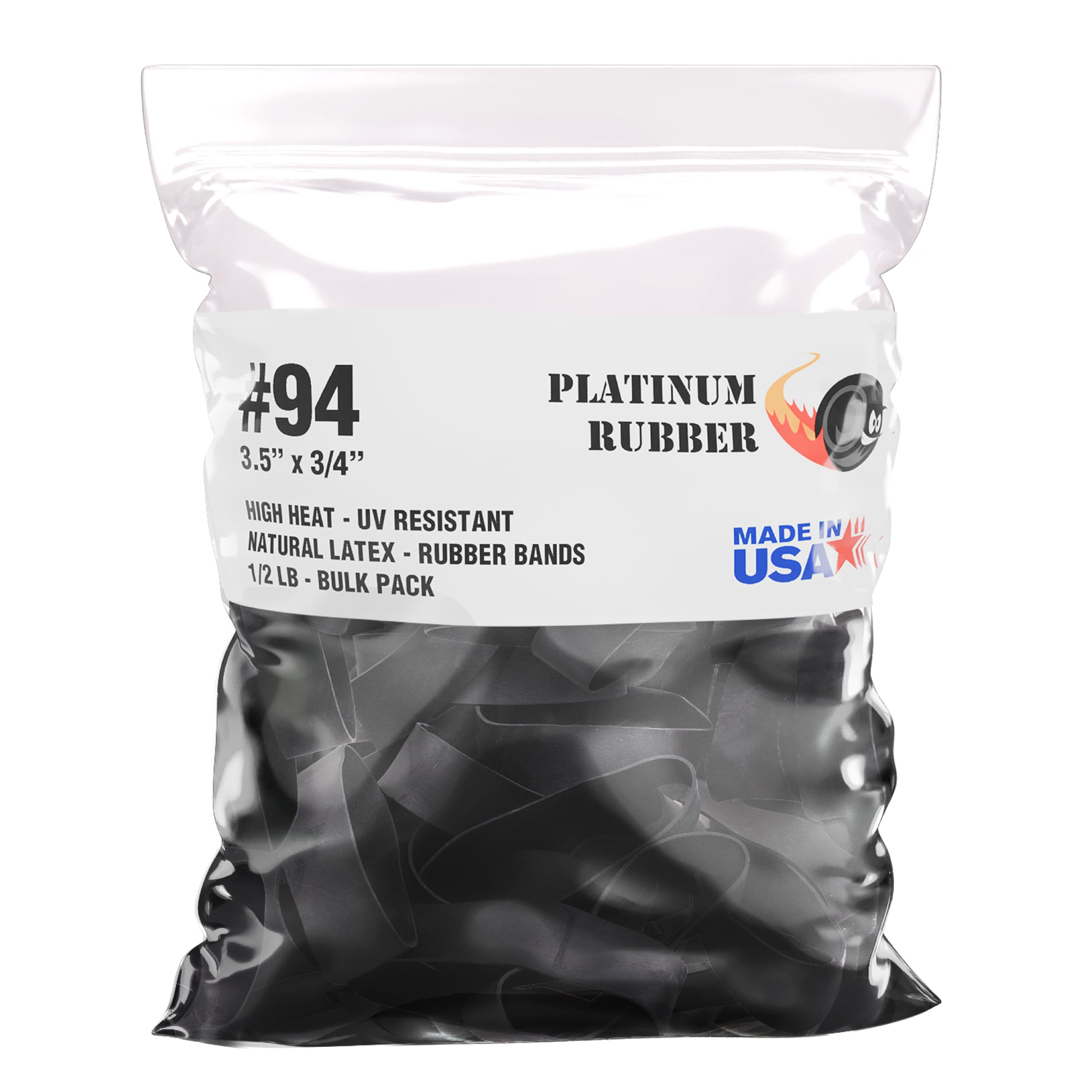 Rubber Band Depot #64 Rubber Bands – 3‑1/2 X 1/4 Inch, Approx. 80 Bands Per 1/4 Pound Bag - View #9