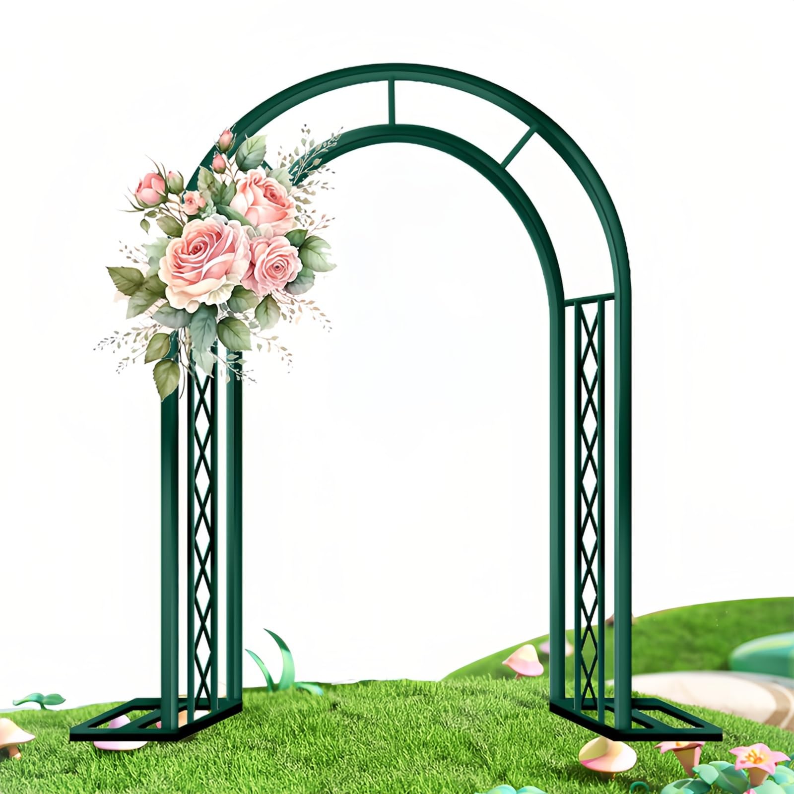 Tonnelle pour plantes grimpantes et arche de jardin robuste pour mariages féeriques 300cm