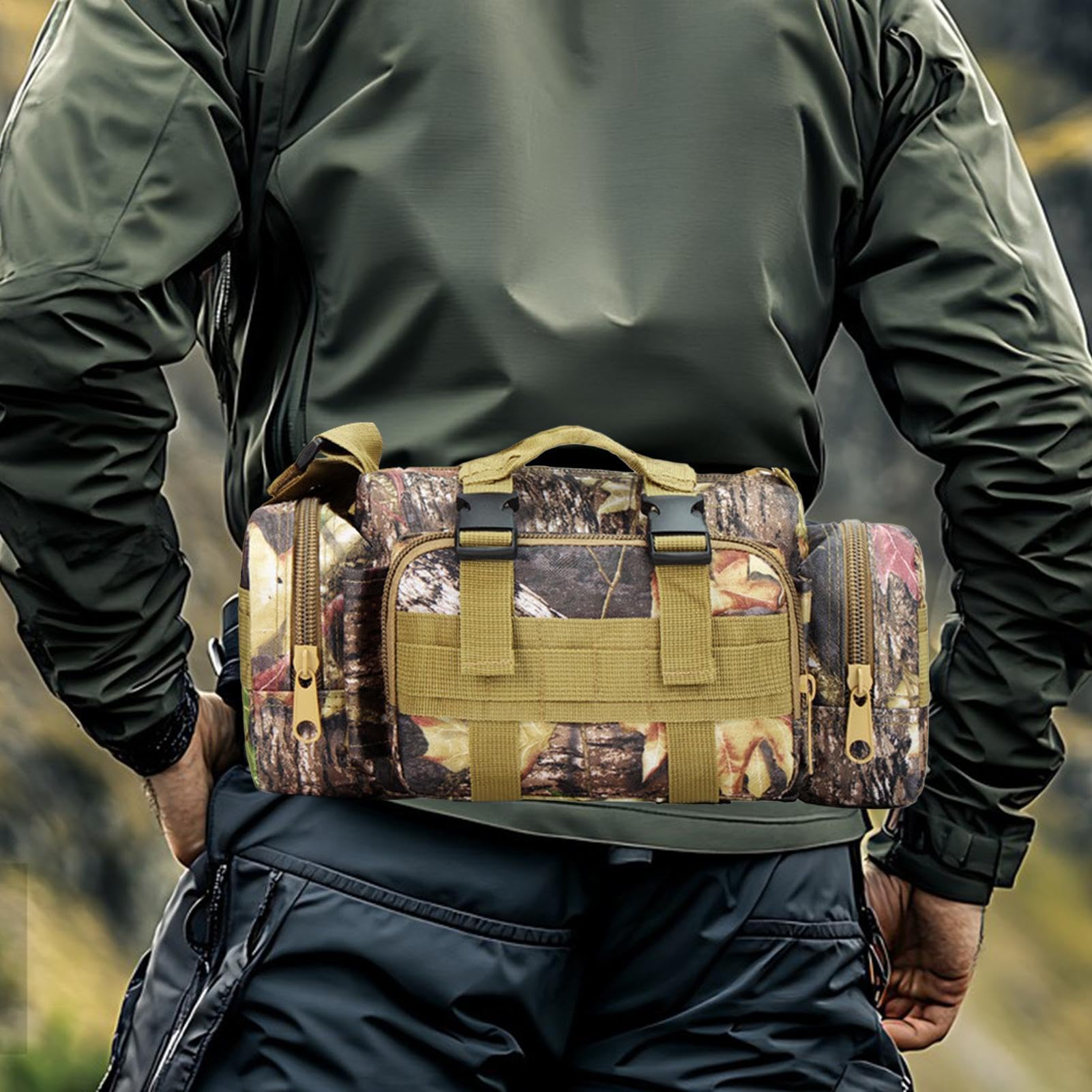 Borsa impermeabile mimetica Treestand per caccia con grande capacità e più tasche