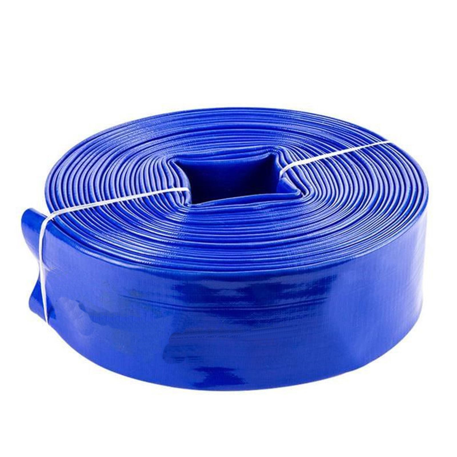 Manguera de descarga de agua, revestimiento de PVC flexible para bombas sumergibles, 50 m de longitud, ideal para drenaje y transferencia general de agua