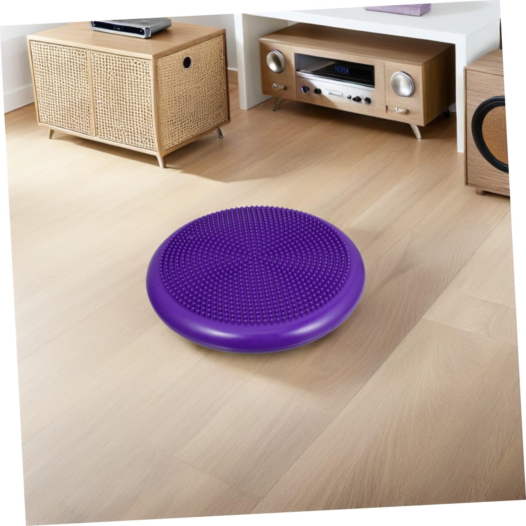 Cuscino Equilibrio Gonfiabile Pvc Pompa Manuale per Ragazzo Ragazza | Stuoia Yoga, Disco Oscillante per Postura e Stabilità, Accessorio per Allenamento in Casa