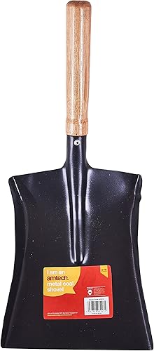 Miniatura 2 de Am-tech - Pala para carbón (metal, mango de madera)