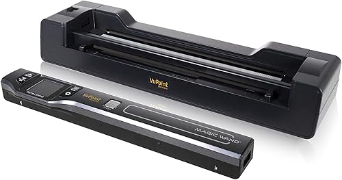 Miniatura 1 de Escáner VuPoint Magic Wand PDS-ST470-VP, con docking station, Negro