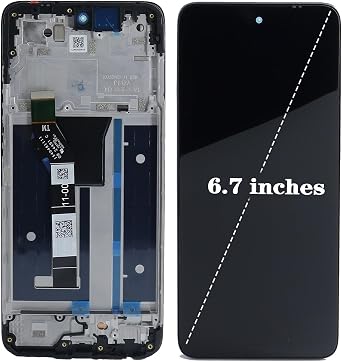G 2025 LCD Screen Display Touch Screen Digitizer with Frame Assembly Replacement for Motorola Moto G 5G 2025 XT2513-1 XT2513-2 XT2513V