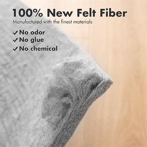 Miniatura 2 de Almohadilla antideslizante para alfombra, de 5 x 7 pies y 14 pulgadas, extra gruesa, para debajo de la alfombra, tapete acolchado de agarre extra