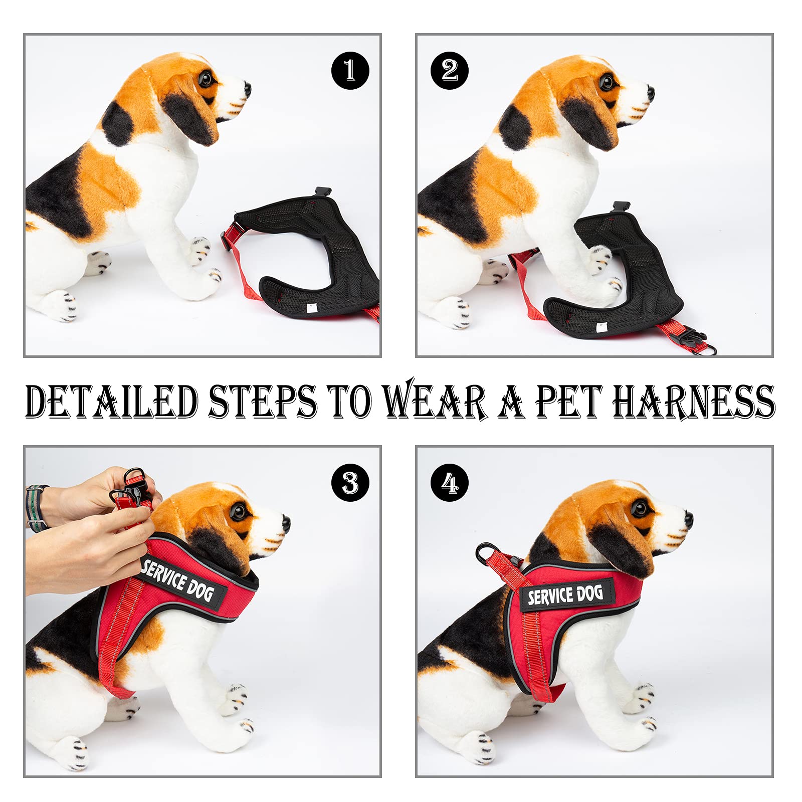 Collare Personalizzato Con Nome Del Cane Per Imbracatura Per Cani - Foto 9