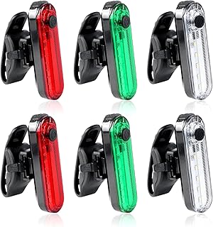 6PCS Feux De Navigation Bateau, Feux LED 4 Modes Clignotants, Lumière Pope, Rechargeable, Pour Bateau, Yacht, Kayak