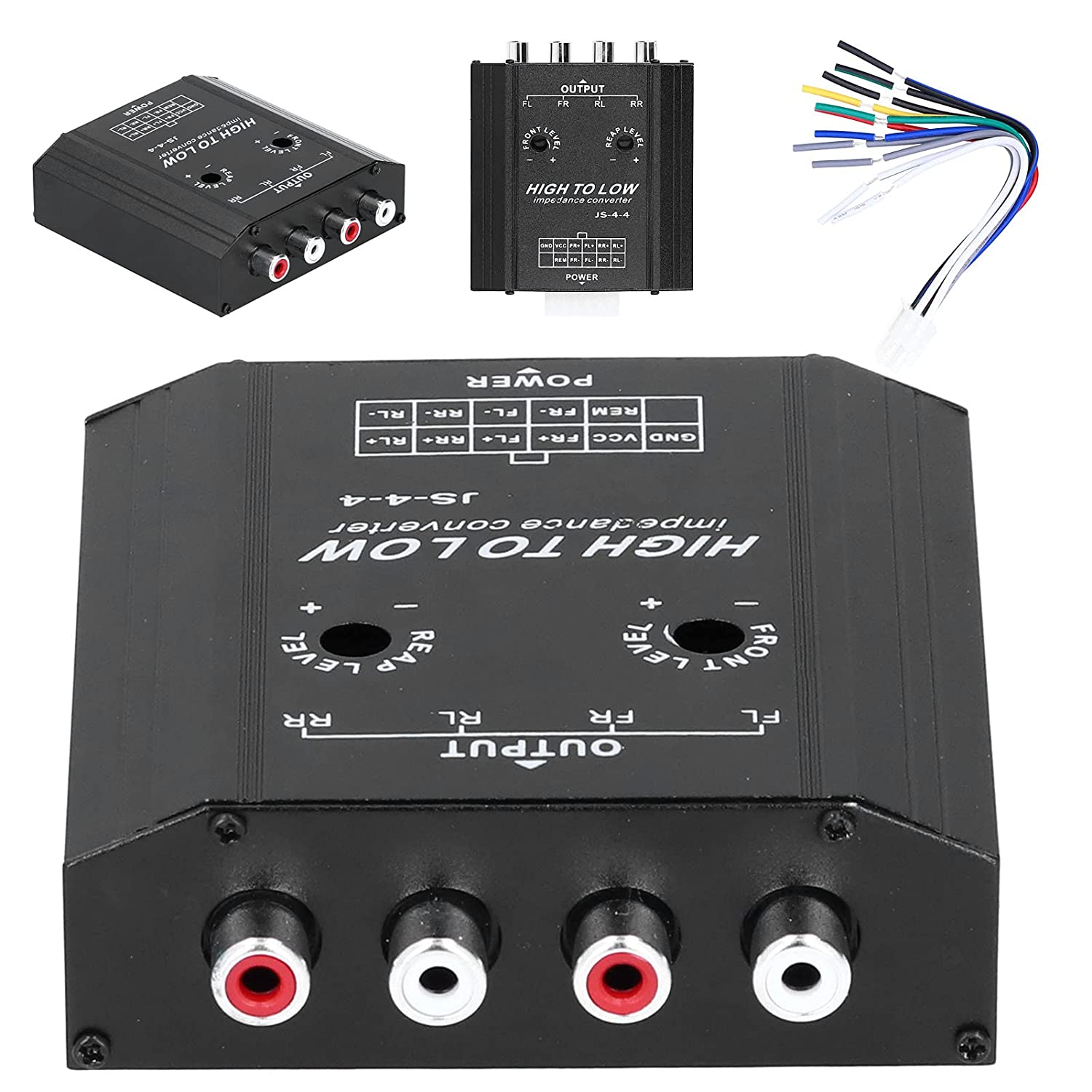 Amazon.com: Audio Converter, 12V 4 annel Audio Impedance Converter