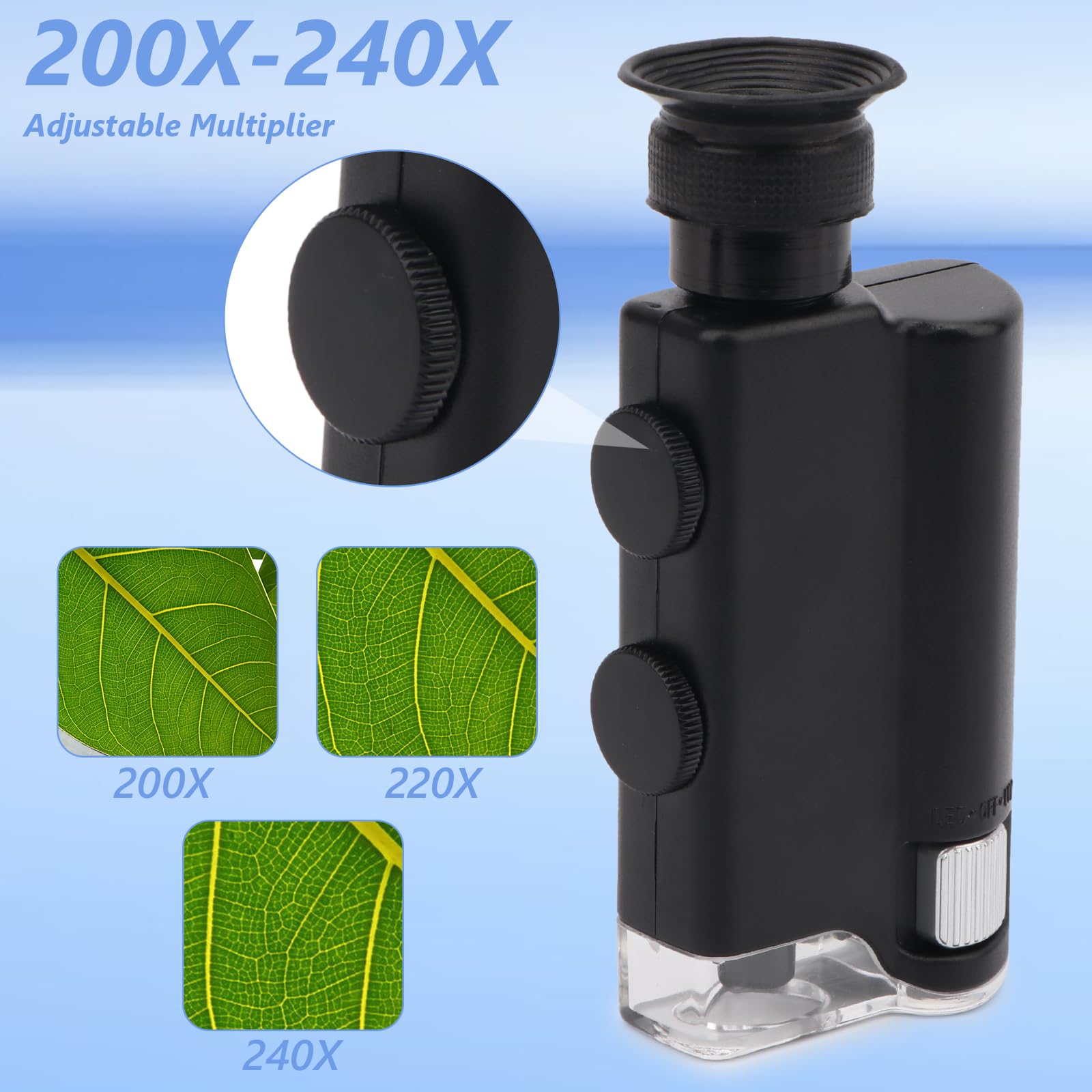 Amazon.com: Handheld Microscope, 200-240X Portable Microscope with
