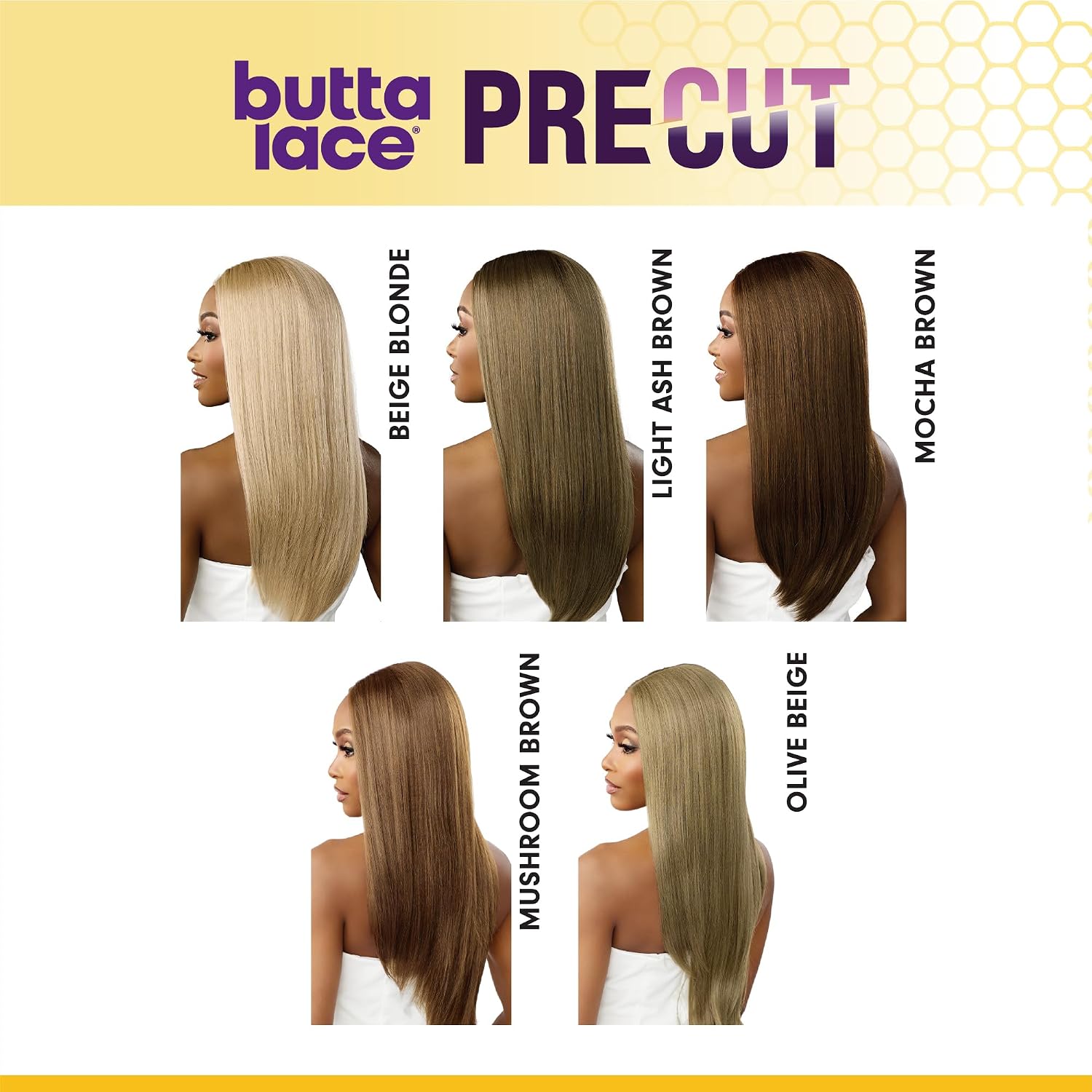 Sensationnel Butta Lace Precut Wig - Unit 22 Glueless Extra Wide 5 Inch Deep Parting Synthetic Pre Tweezed Smaller Knot Hairline (1 JETBLACK)