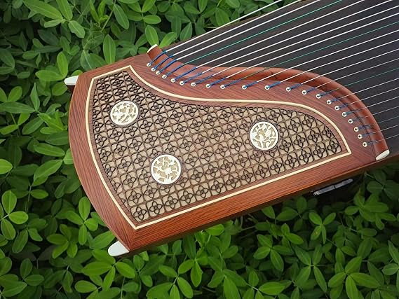 LANDTOM Professional Paulownia Guzheng(163cm)for Adults/beginner/Intermediate (Drizzling rain)