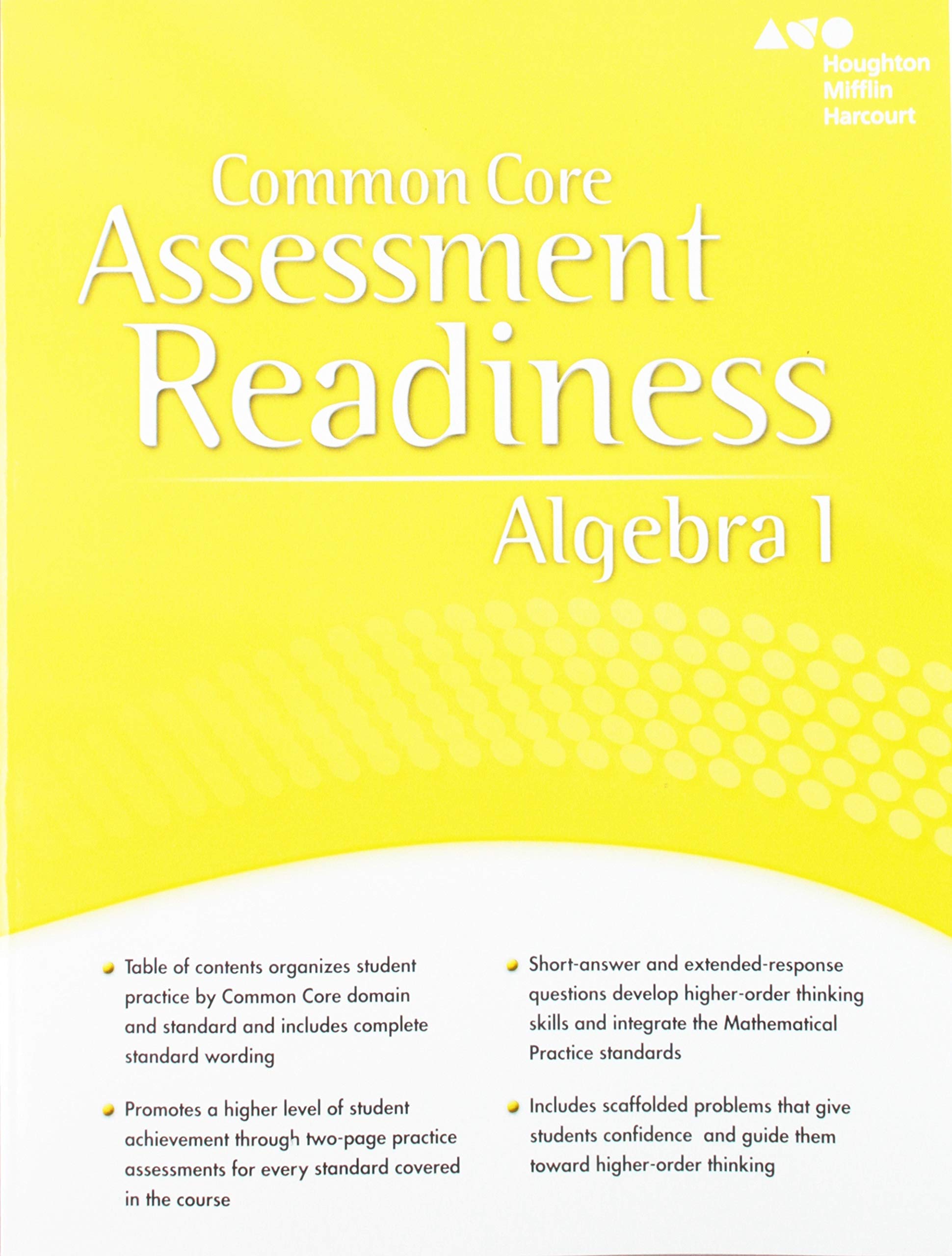 Holt McDougal Algebra 1: Assessment Readiness Workbook