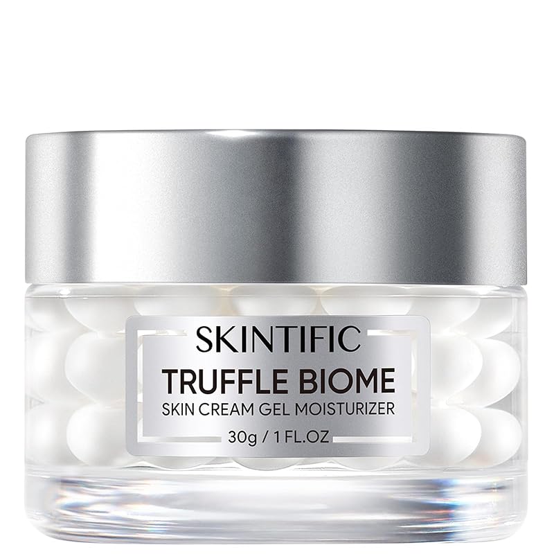 SKINTIFIC Hidratante Facial em Gel-Creme com Trufa Branca, Ceramidas e Complexo Probiótico, 30 mL