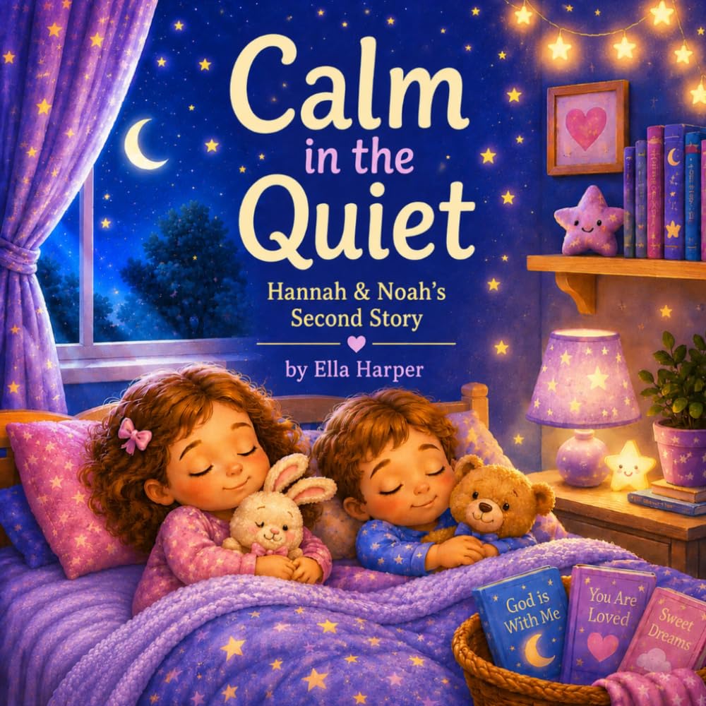 Hannah & Noah: Calm in the Quiet: A Bedtime Story About Peace, Rest, and Trusting God (Inspired by Psalm 4:8) (Timeless Bible Bedtime Stories)