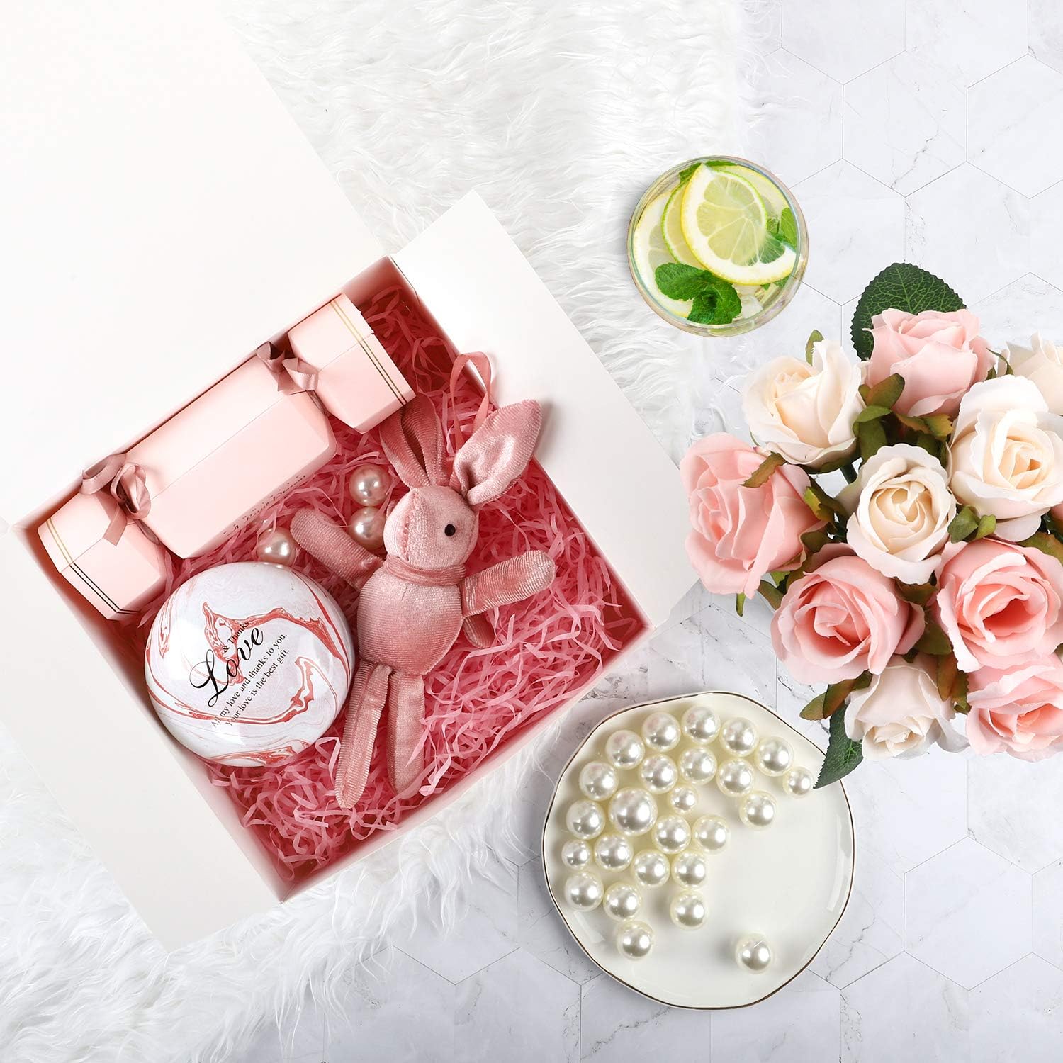 Moretoes 10pcs Bridesmaid Proposal Boxes with Ribbon, 2 Maid of Honor Boxes and 8 Will You Be My Bridesmaid Boxes for Bridesmaid Gifts