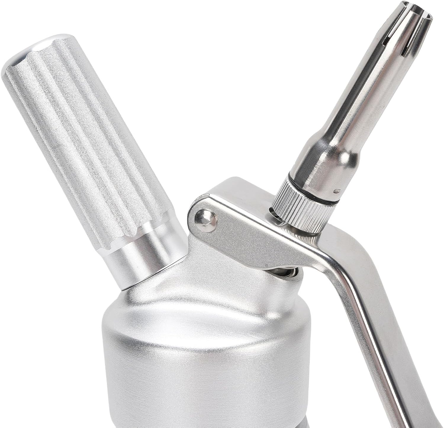 banapoy Whipped Cream Dispenser, 500ml Professional Aluminum Cream Whipper with 3 Nozzles for Dessert Decorating