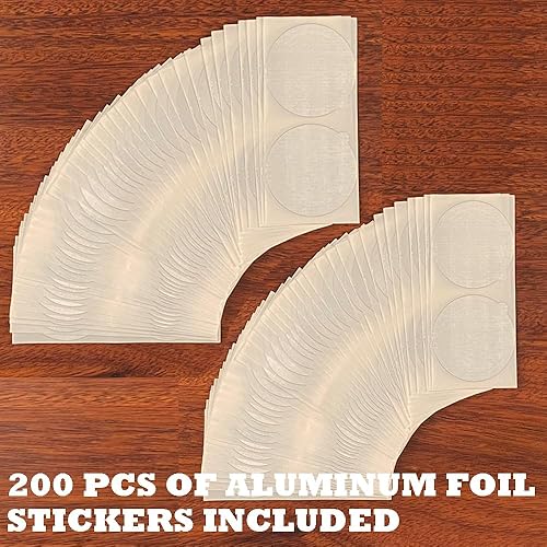 Miniatura 2 de 200 calcomanías de papel de aluminio, compatibles con cápsulas reutilizables Nespresso Vertuo, solución perfecta para rellenar cápsulas Vertuo