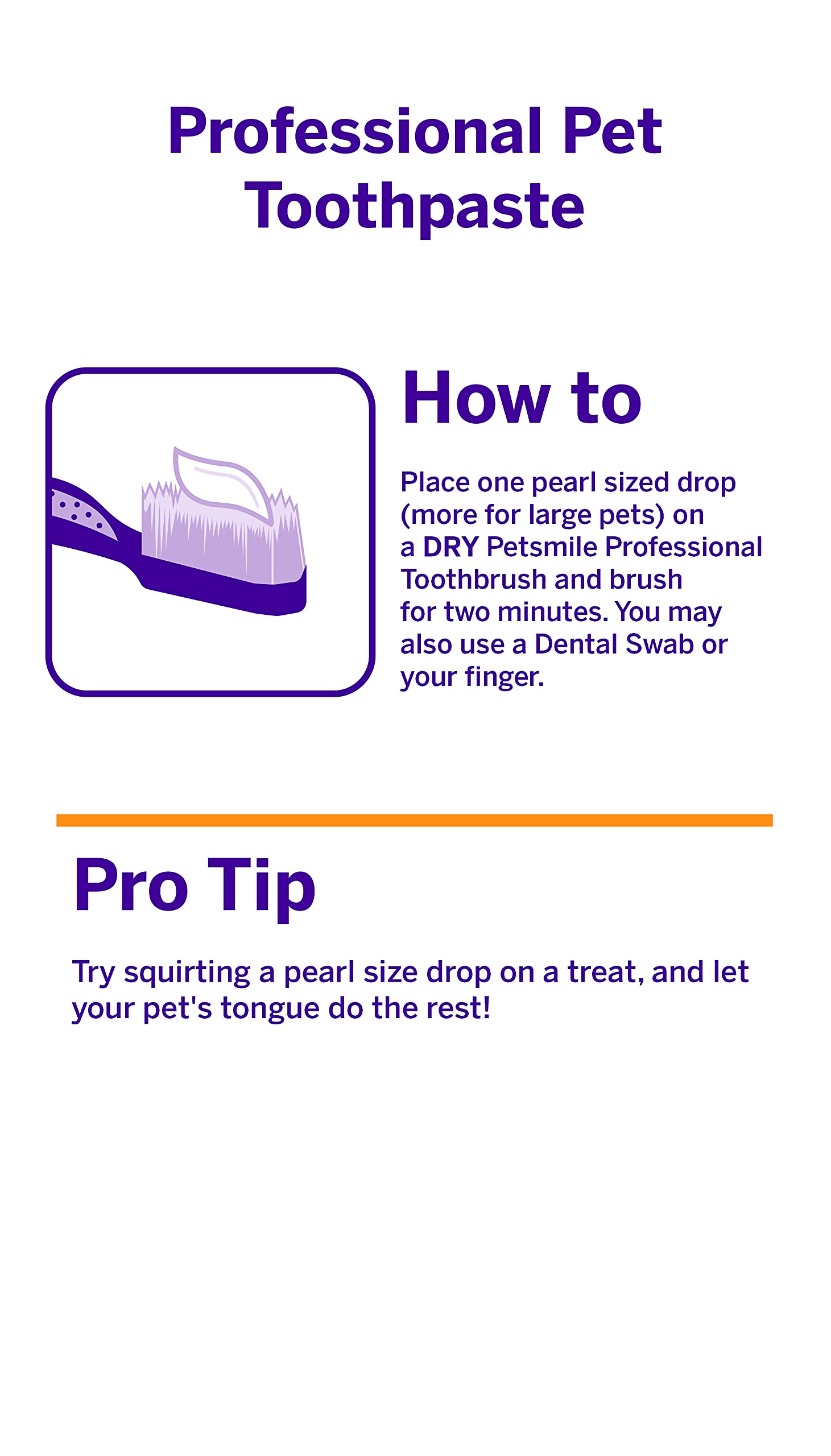Petsmile Professional Pet Toothpaste for Cats & Dogs - Only VOHC Accepted Toothpaste - Clinically Proven to Control Plaque & Tartar Calprox Formula (Rotisserie Chicken, 2.5 Oz)