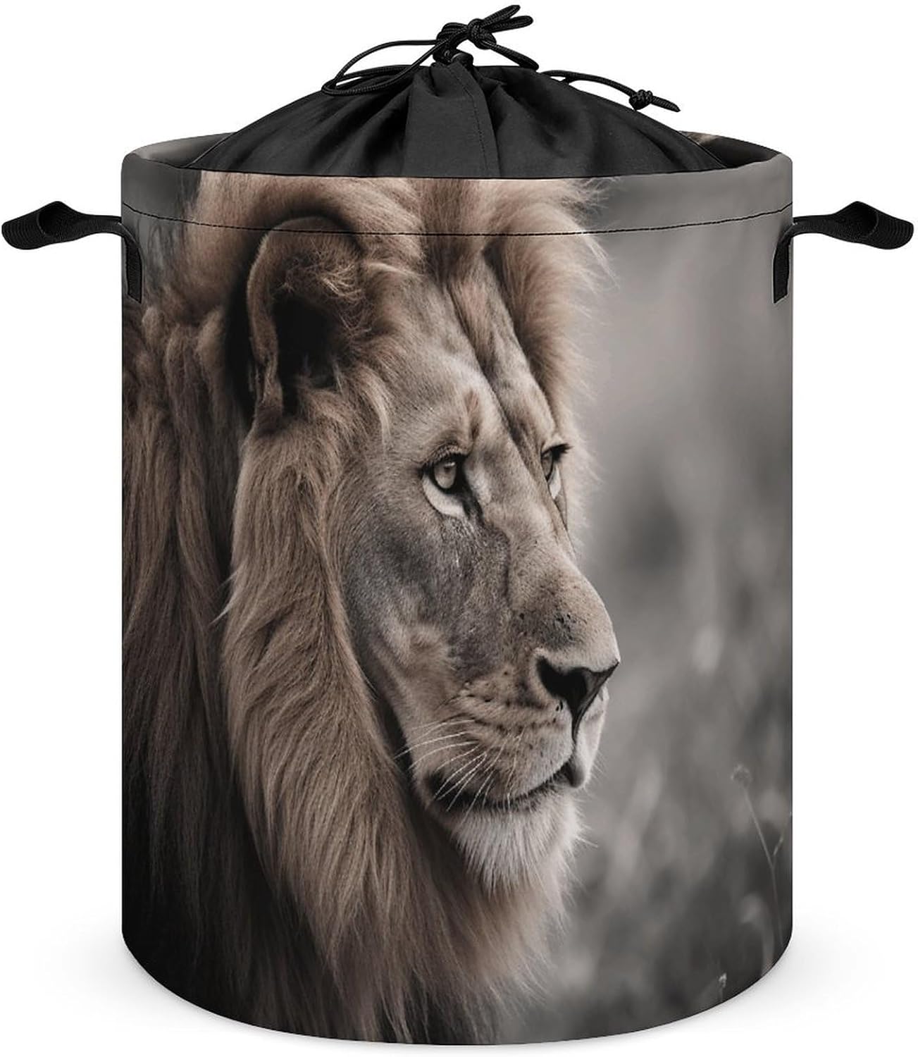 Wildlife Lion Laundry Basket Laundry Hamper Large Storage Basket