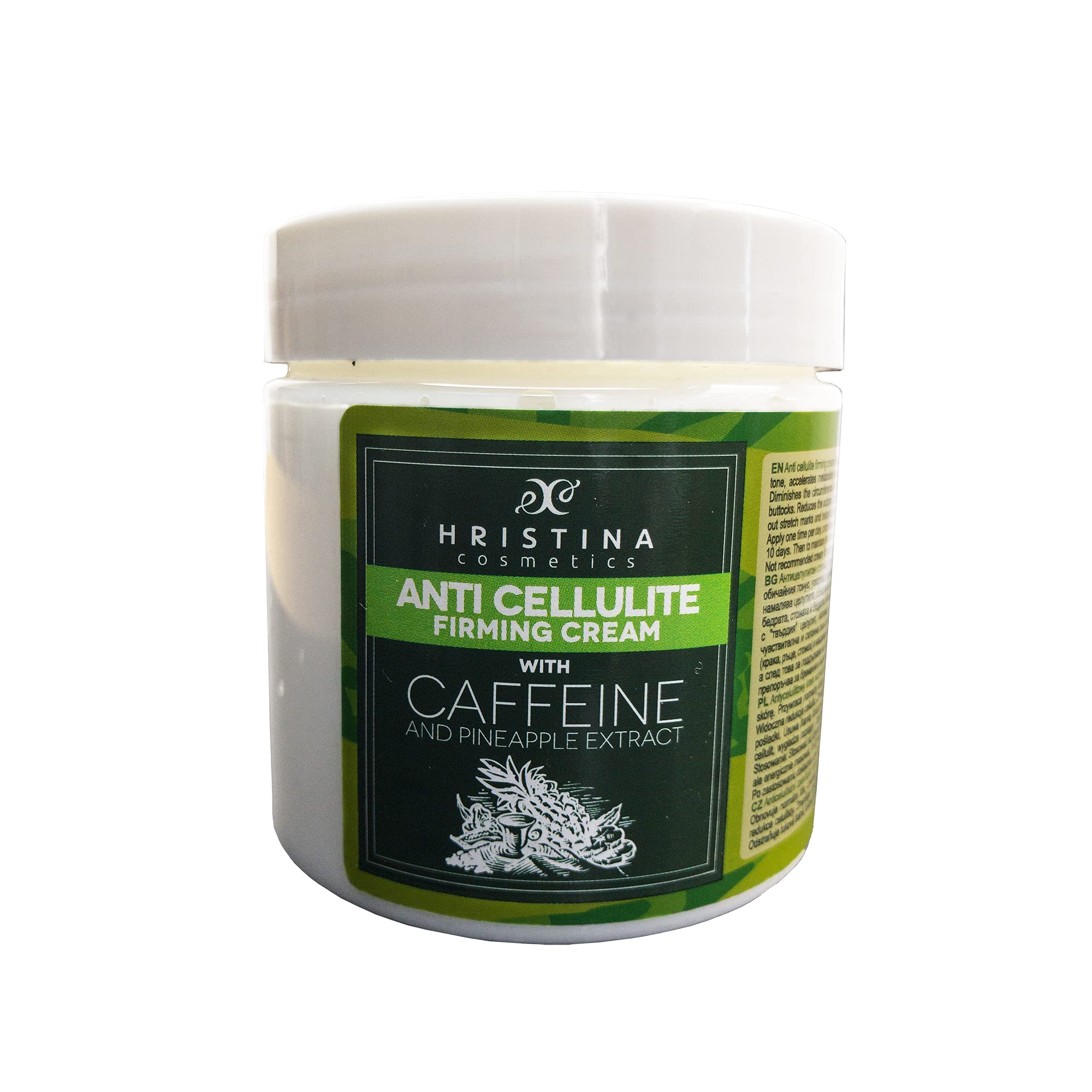 Amazon.com : Hristina Cellulite Cream With Caffeine, Pineapple