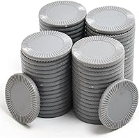 Vista 14 de Smartdealspro 64 unidades de 1.260 in/1.26 pulgadas de plástico opaco para contadores de aprendizaje, mini fichas de juego de fichas de póquer