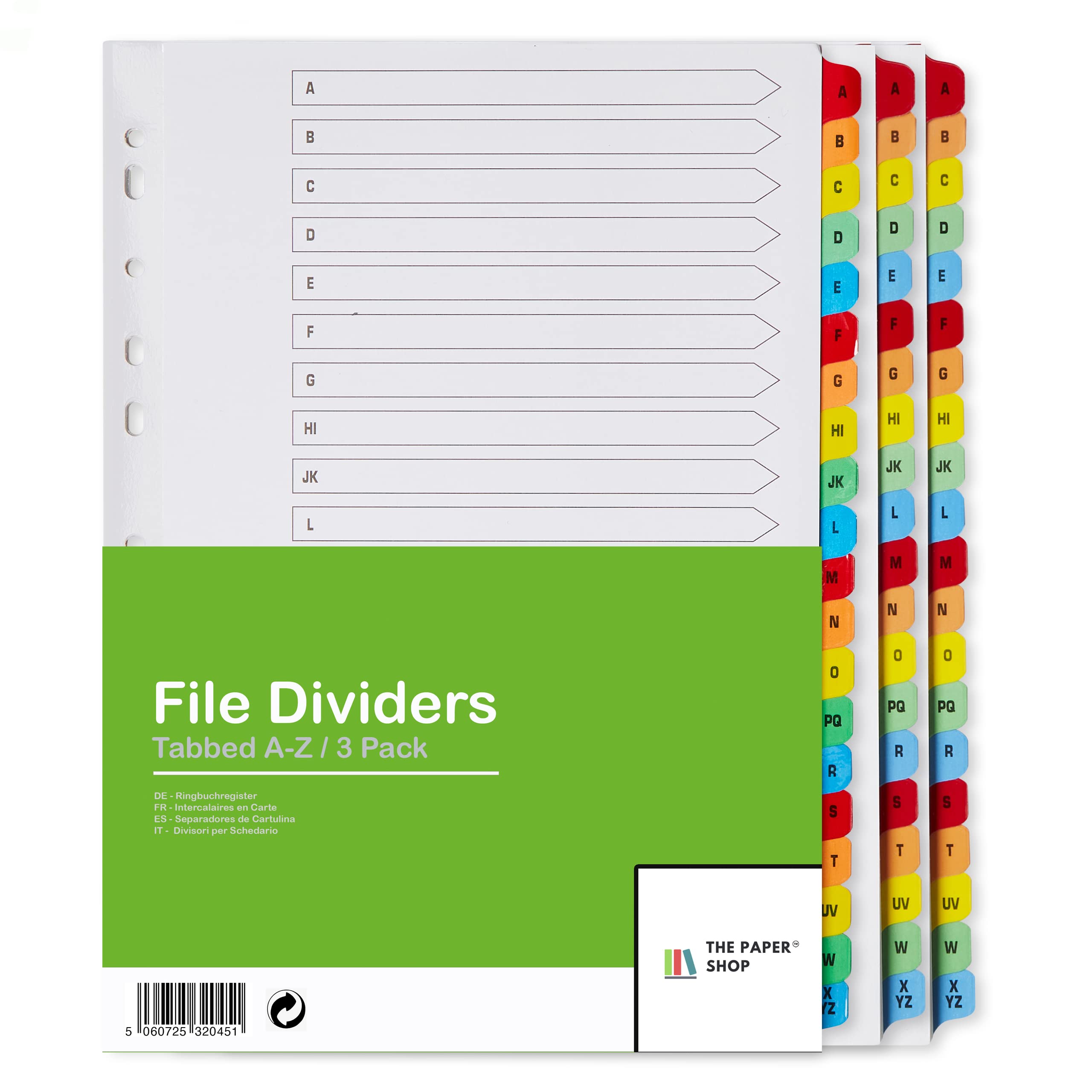 Alphabet Dividers For Filing 1600x1600