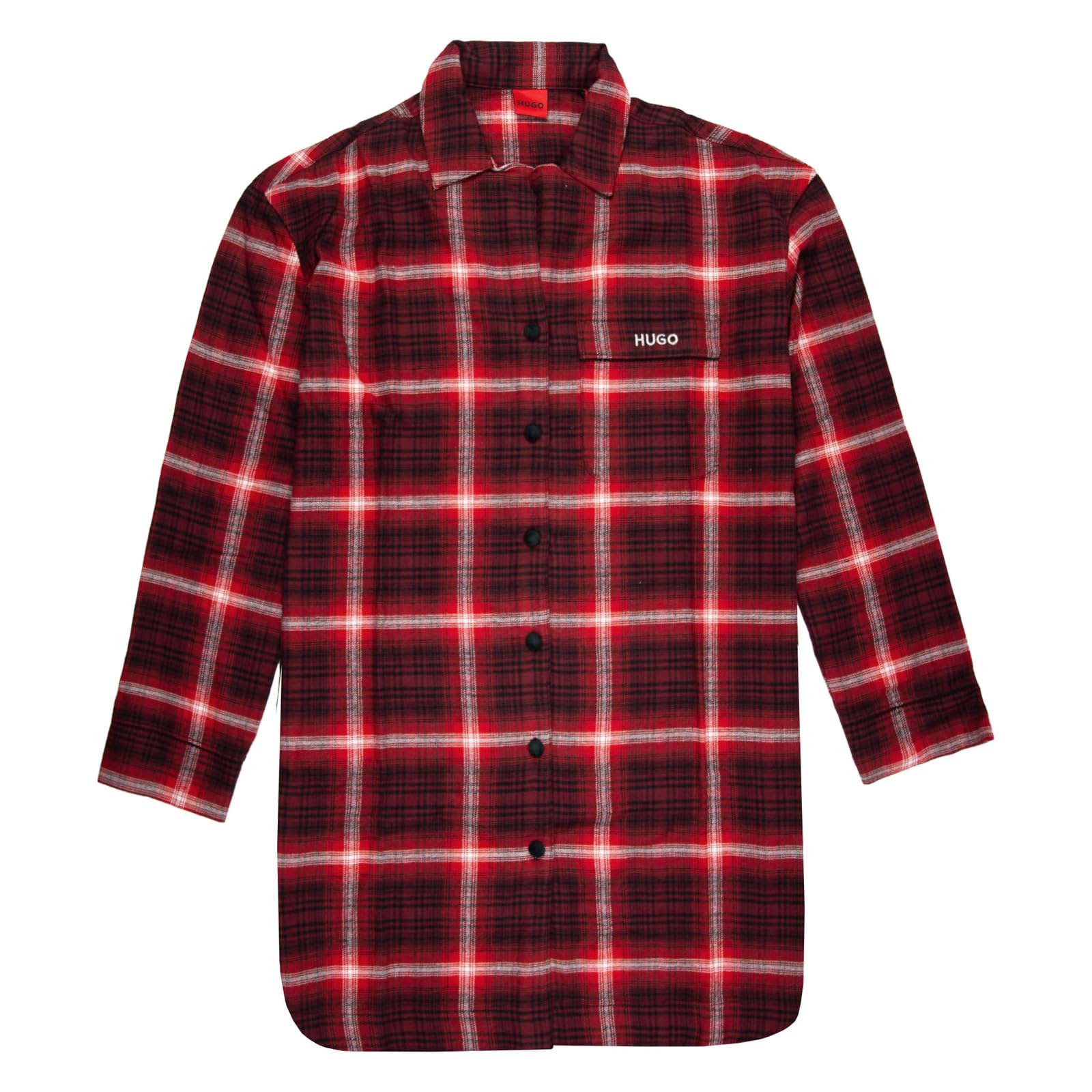 HUGO Damen Flannel Check_nigthy 10274956 Night_Dress