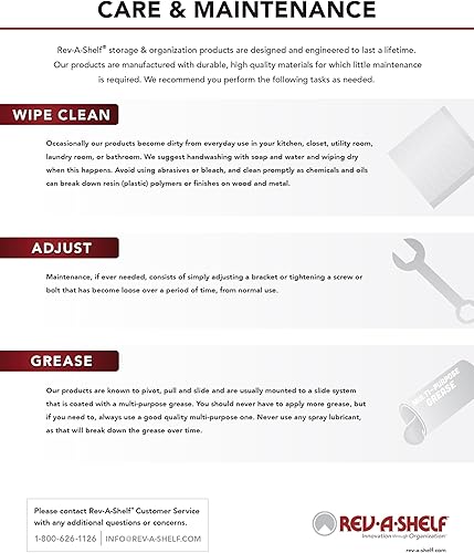 Miniatura 9 de Rev-A-Shelf Botes de basura dobles de 35 cuartos de galón para debajo del gabinete con sistema de deslizamiento suave de apertura y cierre, plata