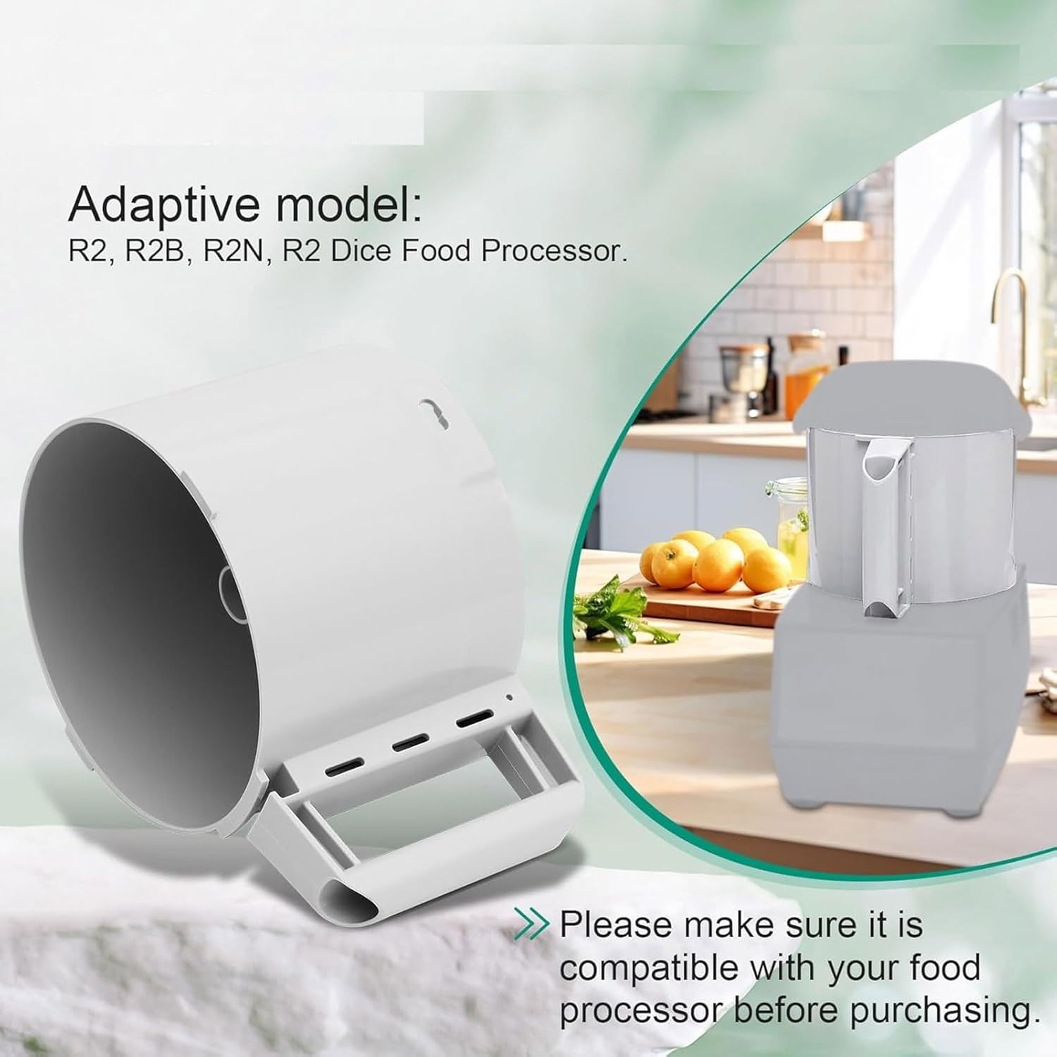 Replacement Bowl 3 Quart Capacity Bowl Replacement Part Food Processor Bowl For R2B Food Processors