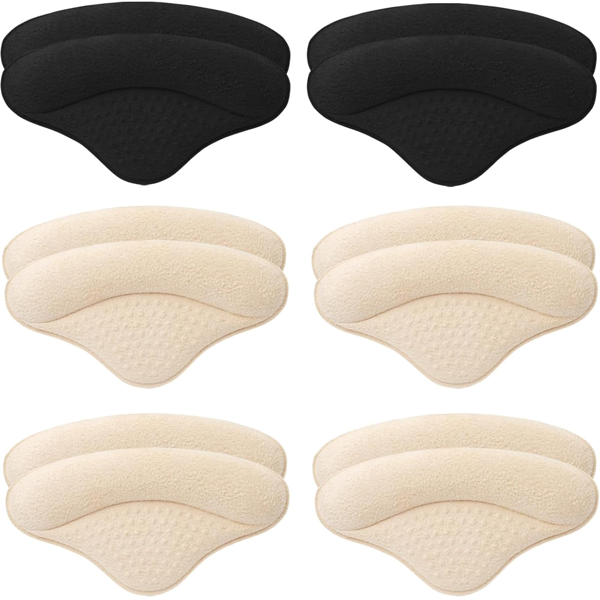 MUKIFINE 4 Pairs Microfiber Leather Heel Cushion Pads, Heel Liners Prevent Heel Blisters, Bunion Callus, And Loose Shoes, Heel Preventor For Heel Pain Relief.-image-32