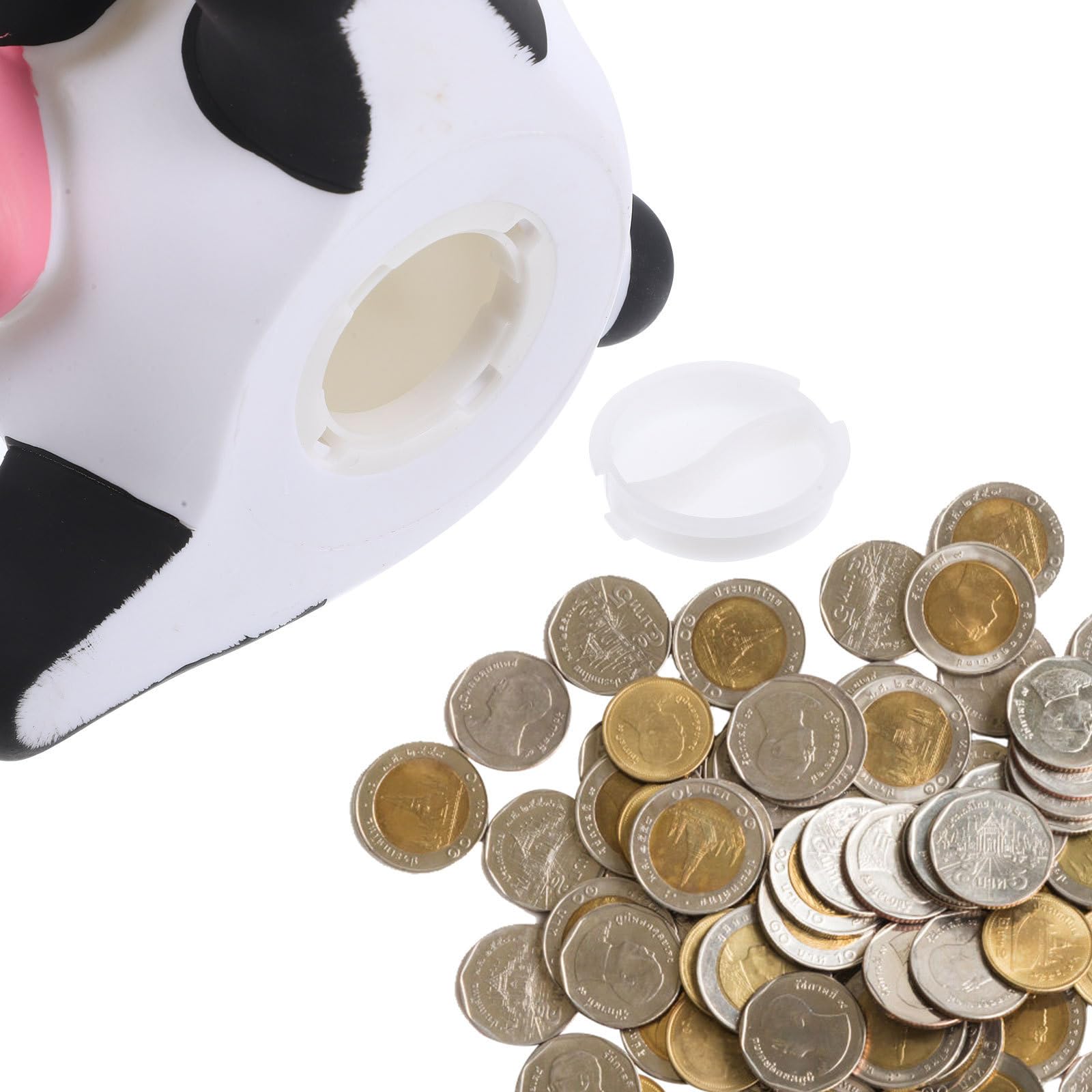 TOPBATHY 4 Piezas Hucha Panda de Vinilo PVC para Ahorrar y Decorar el Hogar