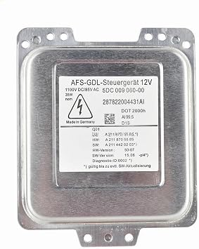 Headlight Ballast 5DC009060-00 211 XenonHID For Mercedes W211 E Klasse Mopf A-FS GDL 5DC009060-00 A2118709026 Car Accessories Electronic Ballast
