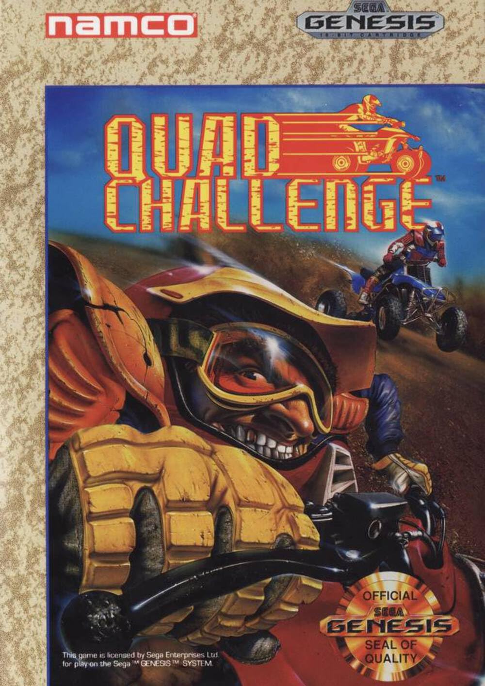 Quad Challenge (Renewed) - Sega Genesis - Very Good - Used Game