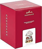 Vista 3 de Hallmark Keepsake Adorno de Navidad 2021, Carnaval de Navidad Rock Candy Express, Musical, Luz y Movimiento
