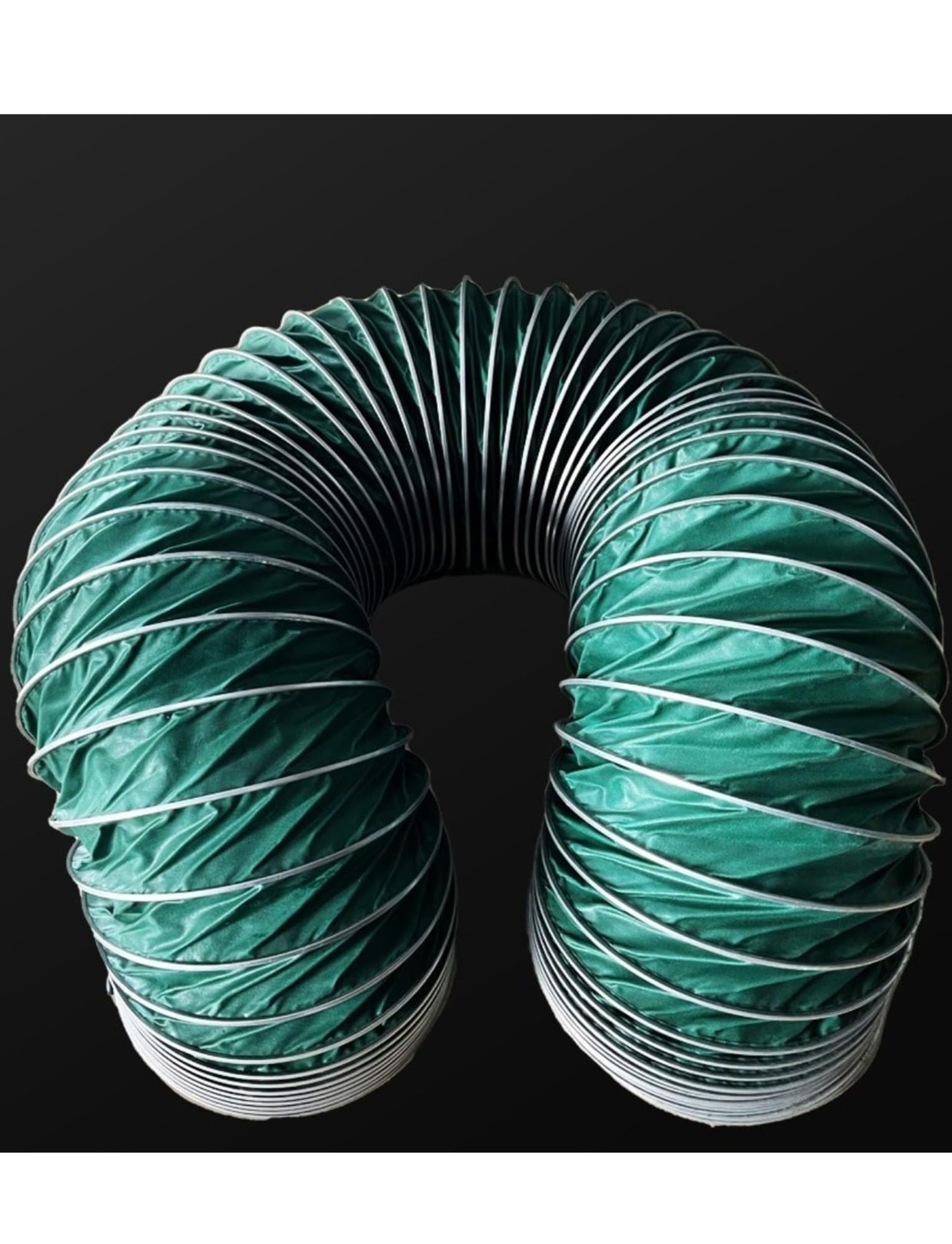 Kit de conductos de lona, 800 cm, resistente aislado, ignífugo, manguera flexible para escape de tienda, HVAC, ventilación de secadora, soplador de utilidad