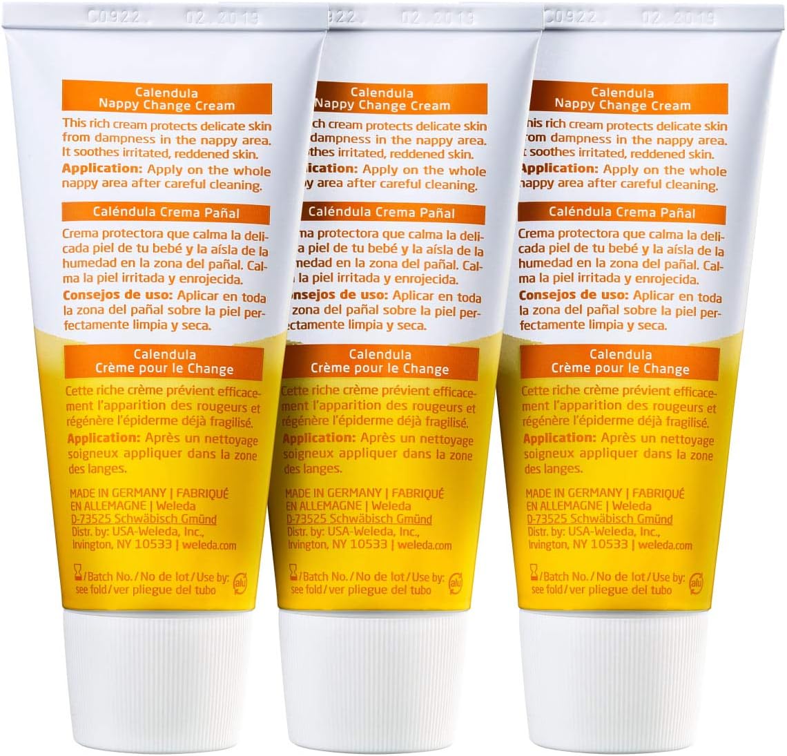 Kit Weleda Baby Calêndula - Cremes para Assaduras 3x75ml
