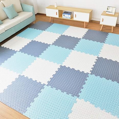 Amazon カラフル ジョイントマット サイドパーツ付 パズルマット おしゃれ 赤ちゃん キッズ ベビー 子供部屋 フロアマット 30 30 2 5cm 軽量 オールシーズン カラー プレイマット サイドパーツ付き 床暖房対応 防音 厚め ジョイントフロアマット ジョイントマット