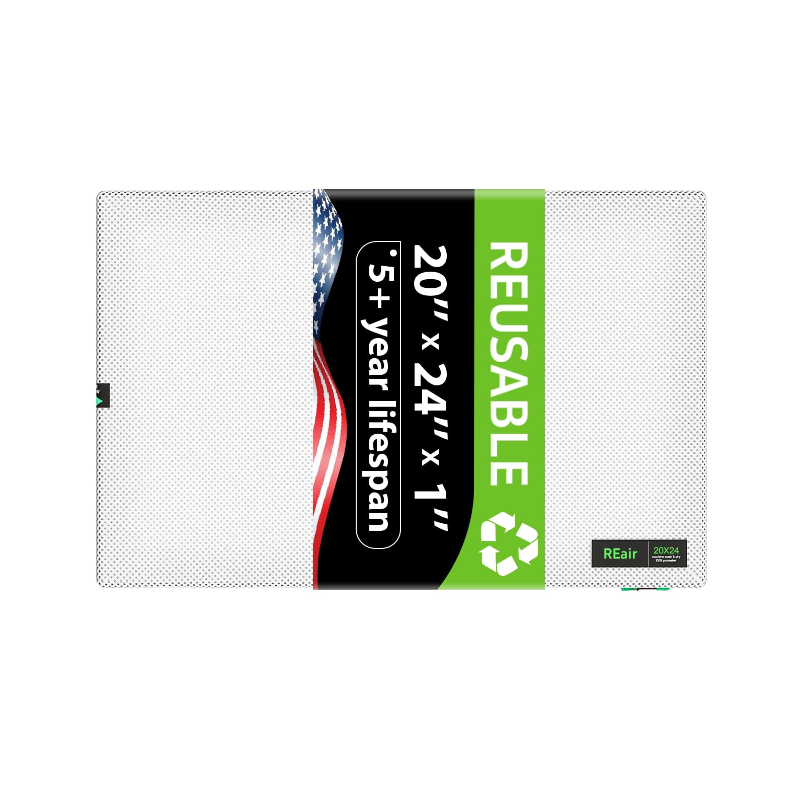 Reair 20x24x1 Washable Replacement Filter