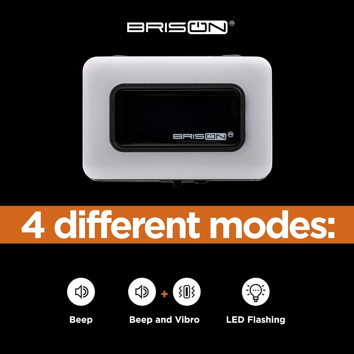BRISON Dog Bark Collar - 3 Modes Beep Vibration - Rechargeable Waterproof Anti Bark Collar for Small Medium and Large Dogs (Black)
